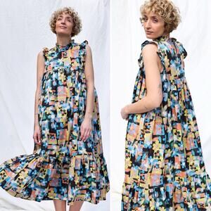 Off On Clothing Floral Monet Midi Maxi Dress